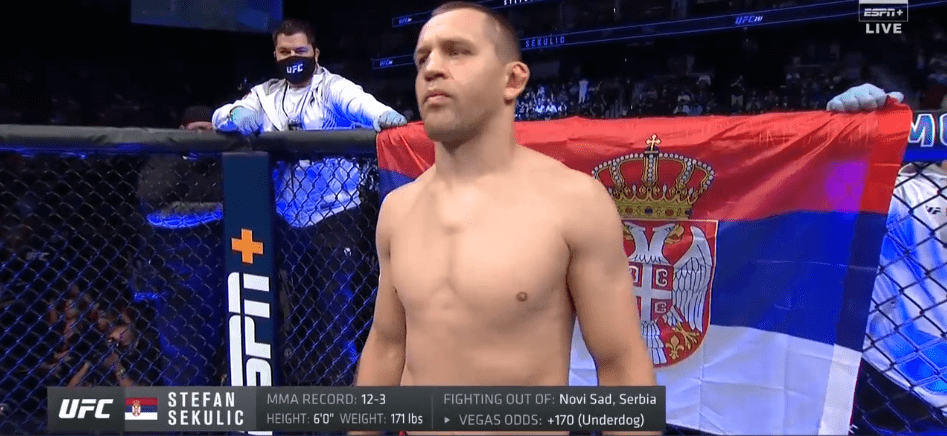 Stefan Sekulić na UFC 261